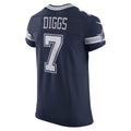 Punc D.Cowboys #7 Trevon Diggs Navy Alternate 2 Vapor Elite Jersey