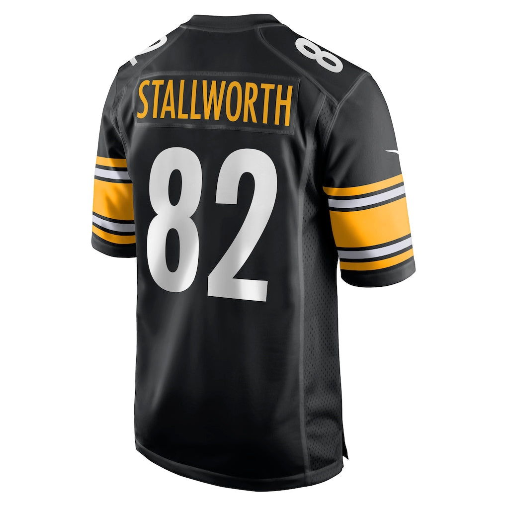 Punc P.Steelers #82 John Stallworth Black Retired Player Jersey