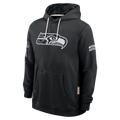 Punc S.Seahawks Black 2026 Salute to Service Sideline Dri-FIT Pullover Hoodie Jerseys