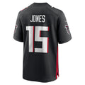 Punc A.Falcons #15 Emory Jones Black Team Game Jersey