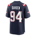 Punc NE.Patriots #94 Cory Durden Navy Team Game Jersey