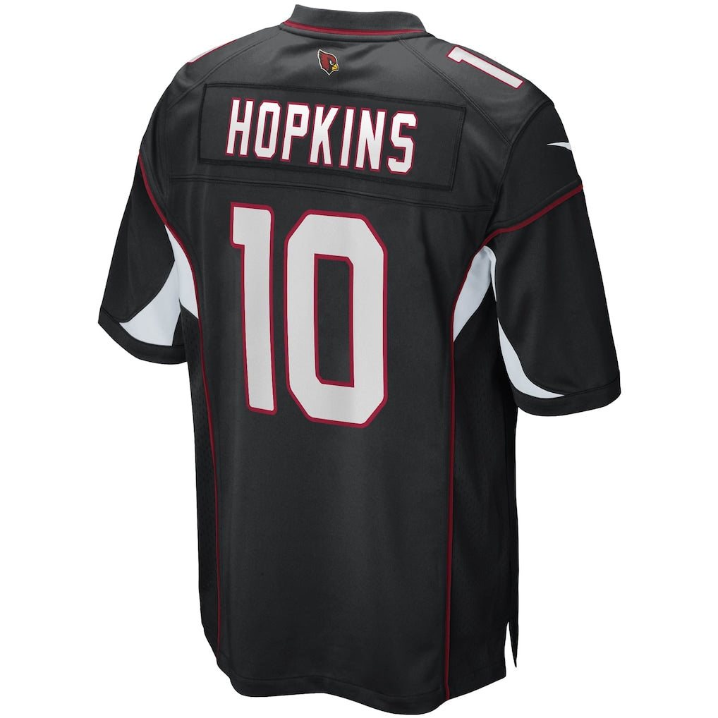Punc A.Cardinals #10 DeAndre Hopkins Black Game Player Jersey