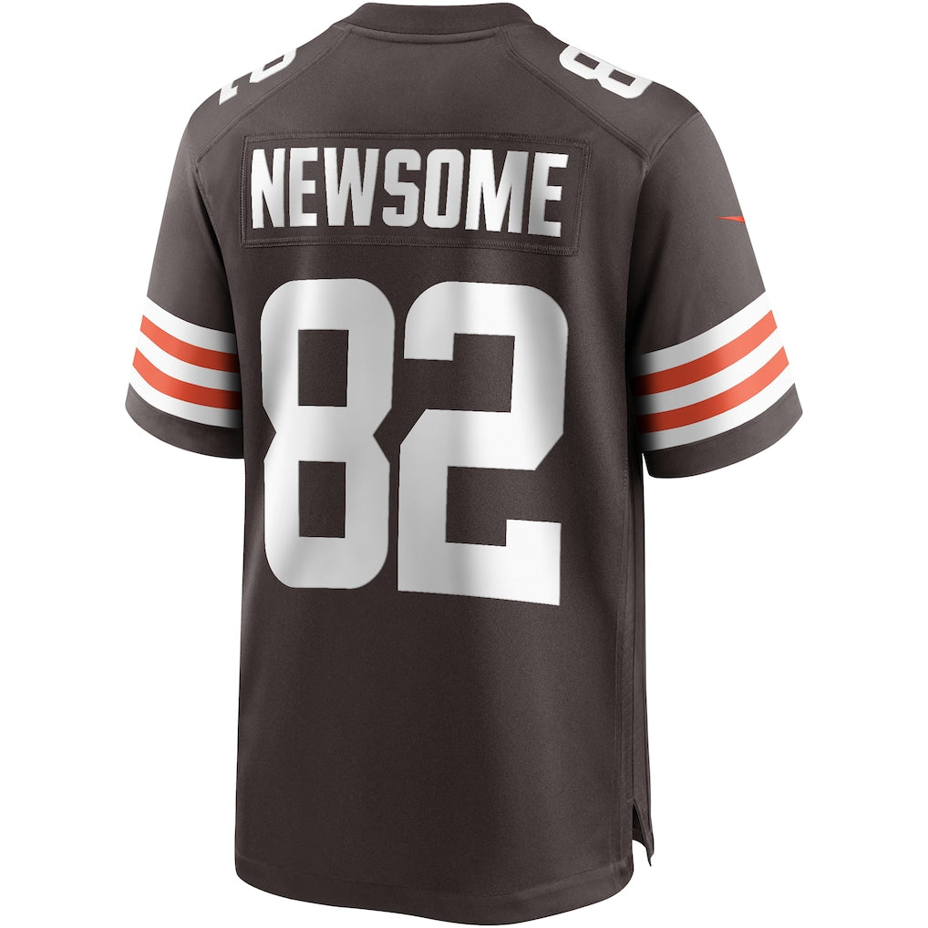 Punc C.Browns #82 Ozzie Newsome Brown Game Retired Player Jersey