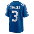 Punc IN.Colts #3 Spencer Shrader Royal Team Game Jersey