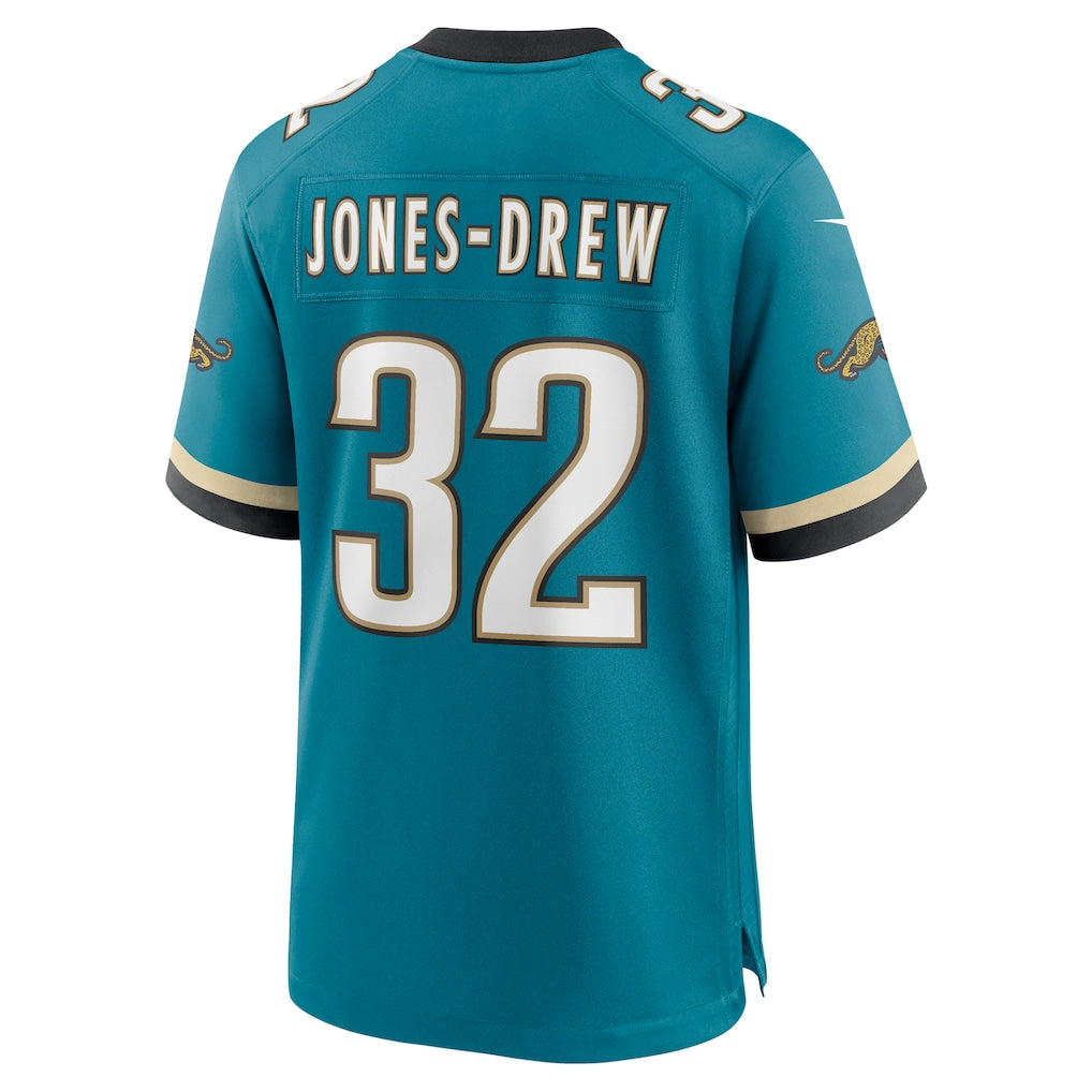 Punc J.Jaguars #32 Maurice Jones-Drew Teal Retired Player Alternate Game Jersey