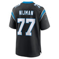 Punc C.Panthers #77 Yosh Nijman Black Game Jersey