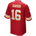Punc KC.Chiefs #16 Len Dawson Red Game Retired Player Jersey