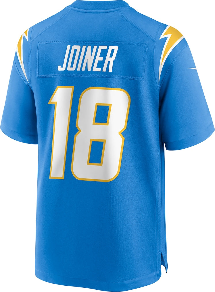 Punc LA.Chargers #18 Charlie Joiner Powder Blue Game Retired Player Jersey