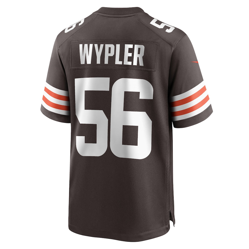 Punc C.Browns #56 Luke Wypler Brown Team Game Jersey