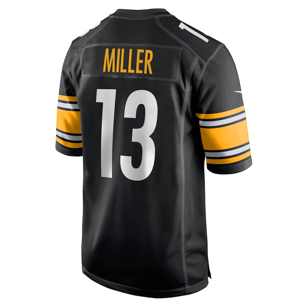 Punc P.Steelers #13 Scotty Miller Black Game Jersey