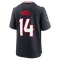 Punc H.Texans #14 Jaylin Noel Navy Team Game Jersey