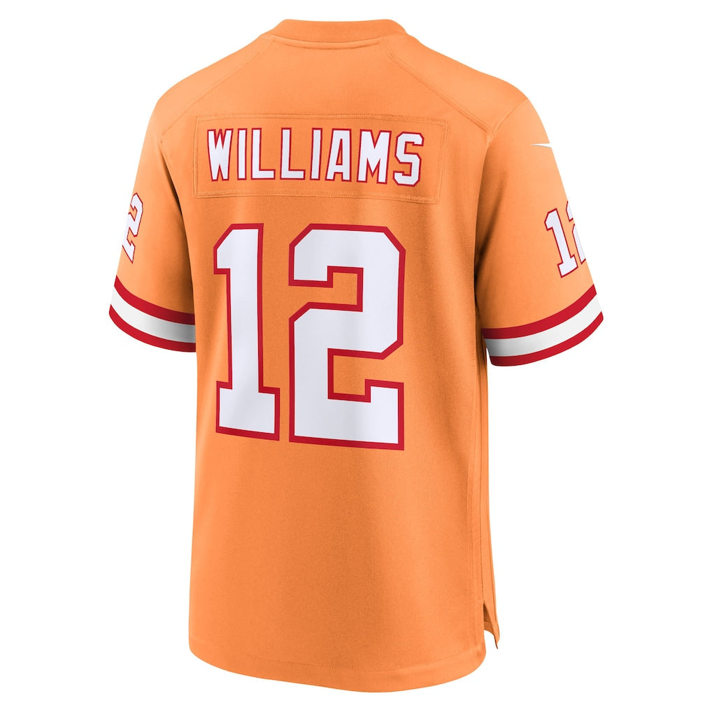 Punc TB.Buccaneers #12 Doug Williams Creamsicle 50th Season Game Jersey