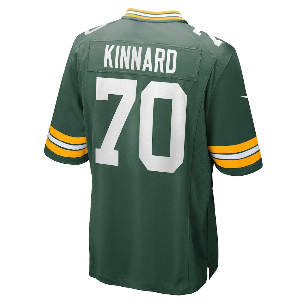 Punc GB.Packers #70 Darian Kinnard Green Team Game Jersey