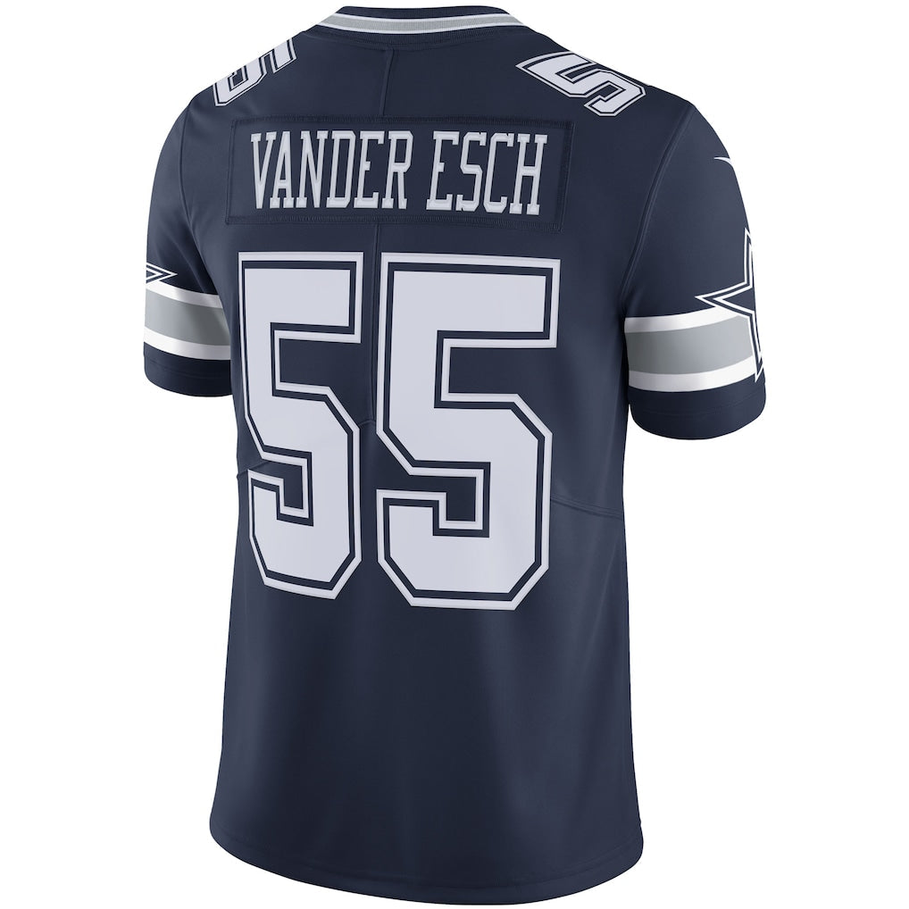 Punc D.Cowboys #55 Leighton Vander Esch Navy Vapor Limited Player Jersey