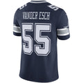 Punc D.Cowboys #55 Leighton Vander Esch Navy Vapor Limited Player Jersey