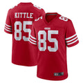 Punc SF.49ers #85 George Kittle Player Scarlet Player Game Stitched Jerseys