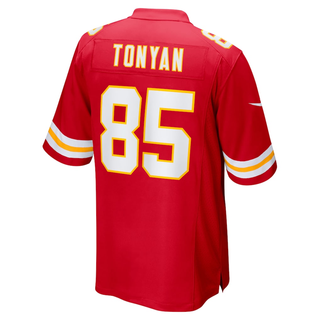 Punc KC.Chiefs #85 Robert Tonyan Red Game Player Jersey