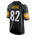 Punc P.Steelers #82 Isaiah Hodgins Black Team Game Jersey