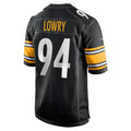 Punc P.Steelers #94 Dean Lowry Black Game Jersey