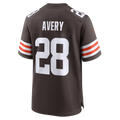 Punc C.Browns #28 Tre Avery Brown Team Game Jersey