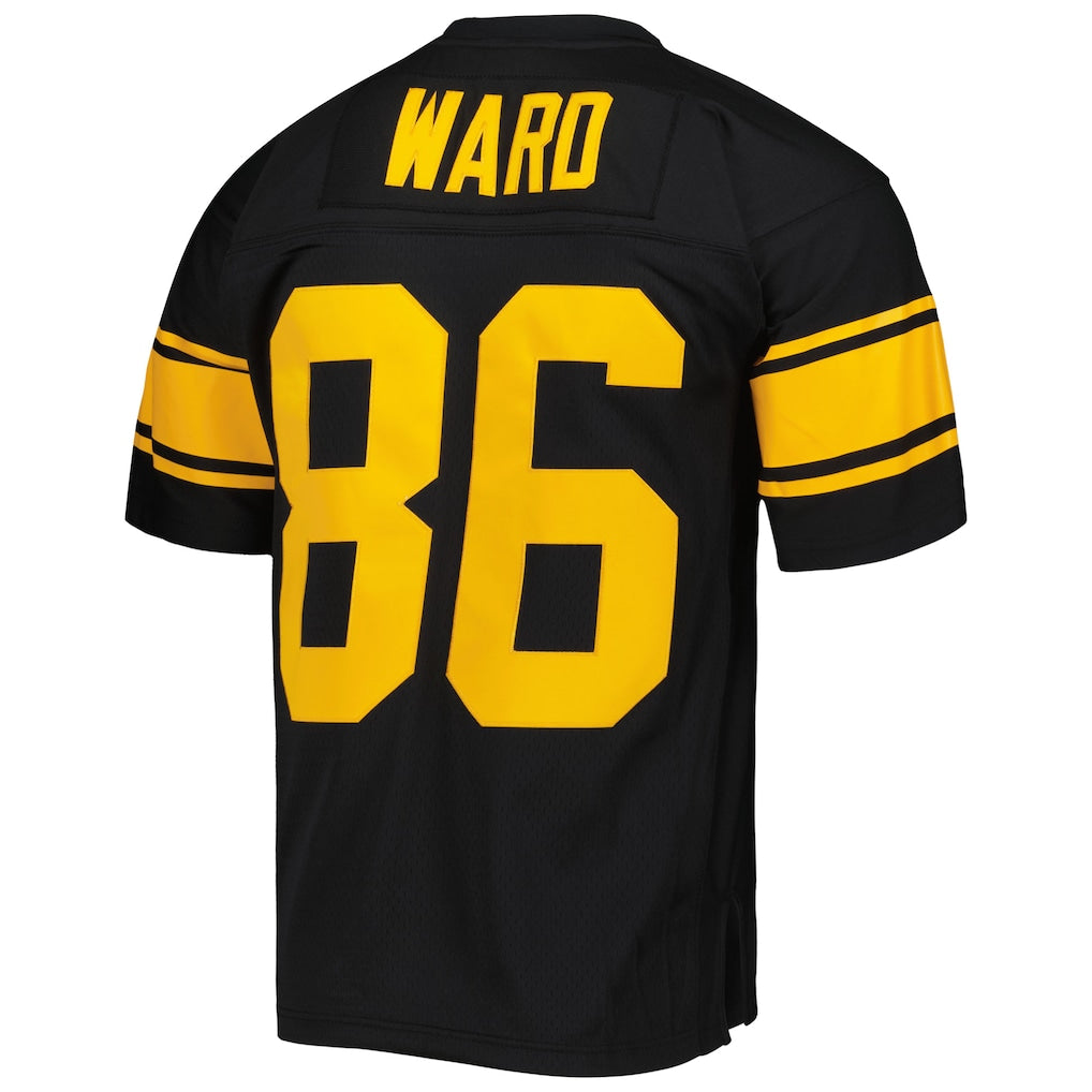 Punc P.Steelers #86 Hines Ward Mitchell & Ness Black Legacy Replica Jersey