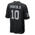 Punc LV.Raiders #10 Dont'e Thornton Jr. Black Team Game Jersey
