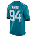 Punc J.Jaguars #94 Maason Smith Teal Team Game Jersey