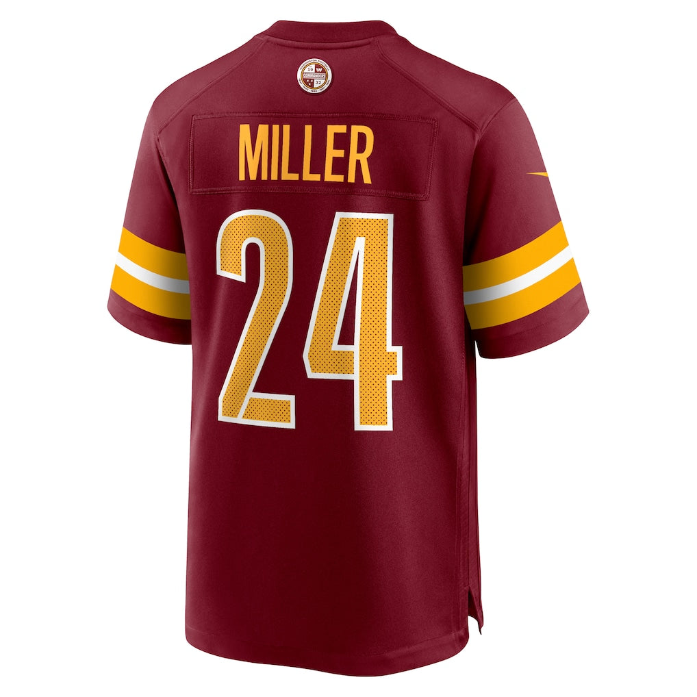 Punc W.Commanders #24 Von Miller Burgundy Team Game Jersey