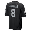 Punc LV.Raiders #8 Ameer Abdullah Black Team Game Jersey