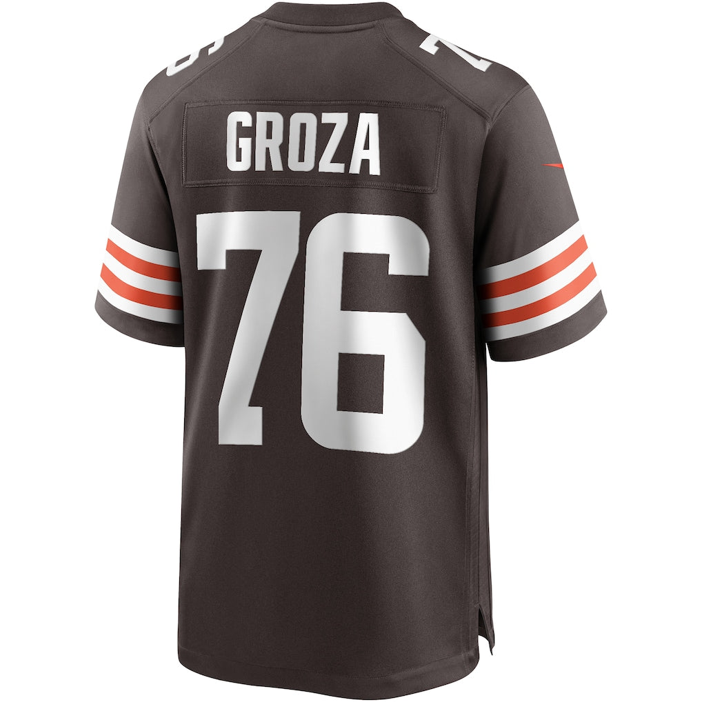 Punc C.Browns #76 Lou Groza Brown Game Retired Player Jersey