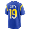 Punc LA.Rams #19 Xavier Smith Royal Home Game Jersey