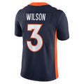 Punc D.Broncos #3 Russell Wilson Navy Vapor Untouchable Limited Jersey