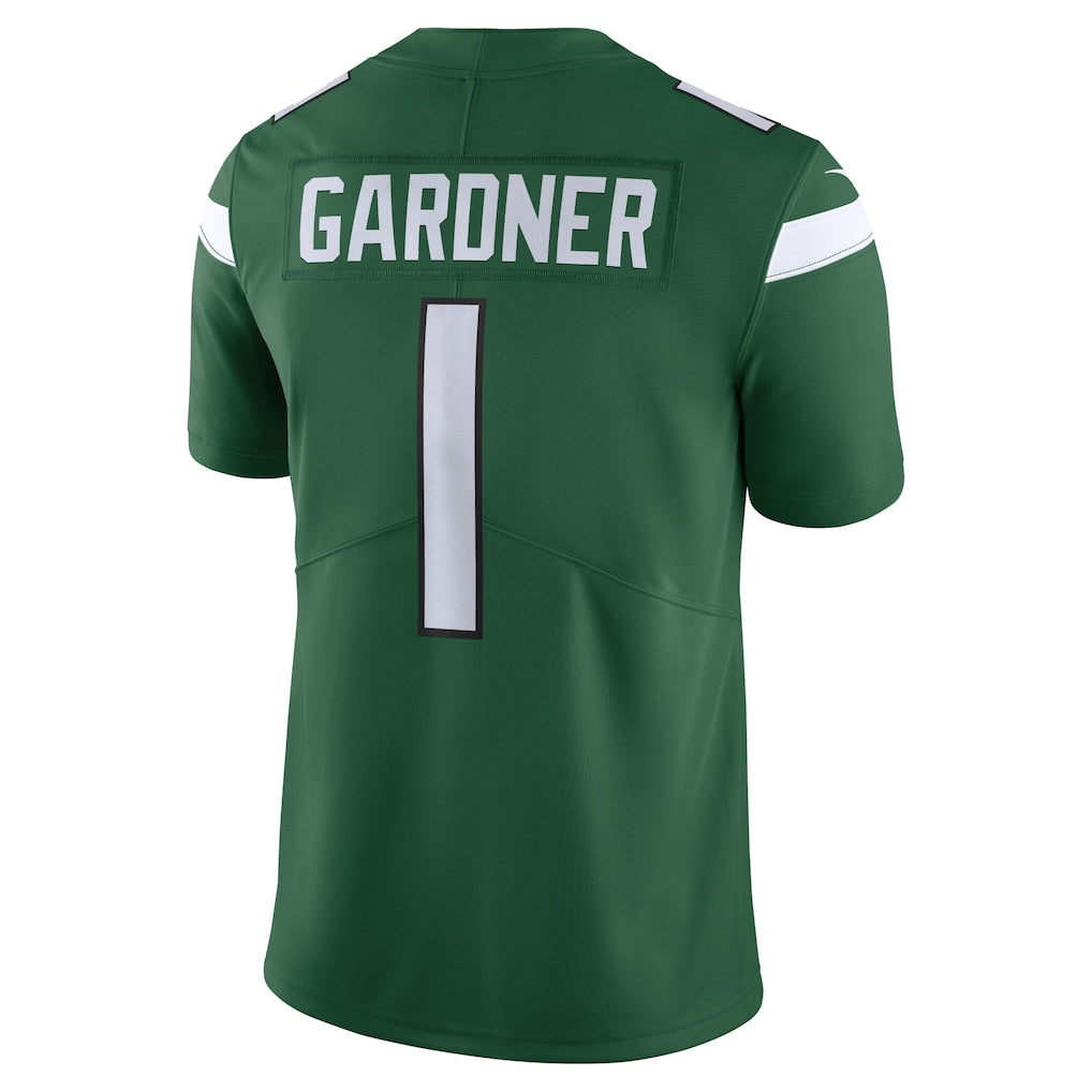Punc NY.Jets #1 Ahmad Sauce Gardner Green Vapor Limited Jersey