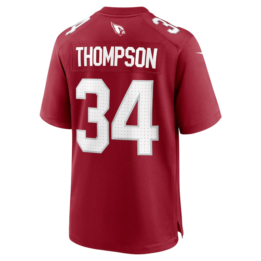 Punc A.Cardinals #34 Jalen Thompson Cardinal Team Game Jersey
