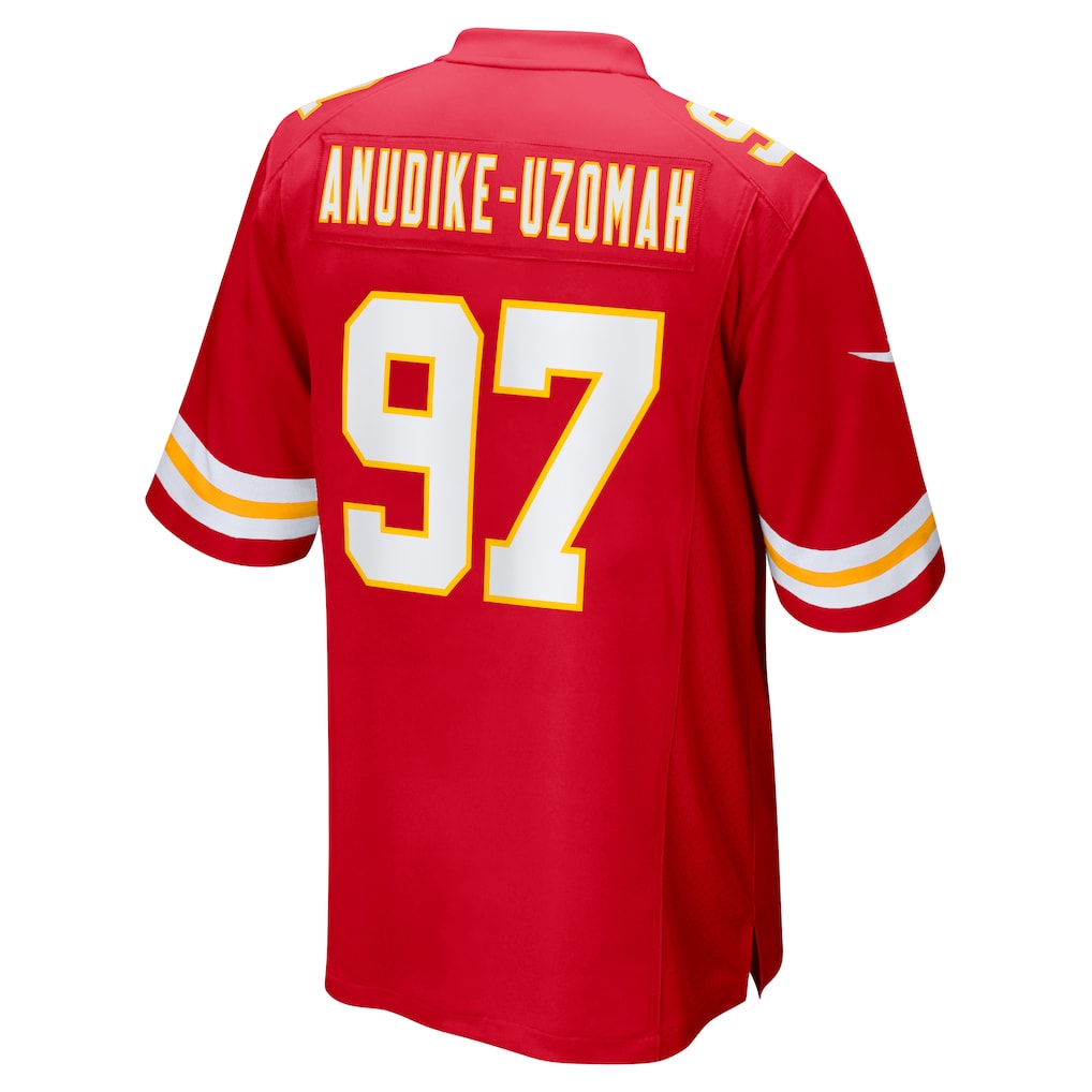 Punc KC.Chiefs #97 Felix Anudike-Uzomah Red Game Jersey