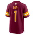 Punc W.Commanders #1 Dad Burgundy Game Jersey