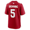 Punc A.Cardinals #5 Baron Browning Cardinal Team Game Jersey