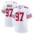Punc SF.49ers #97 Nick Bosa Player White Game Stitched Jerseys