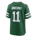 Punc NY.Jets #11 Jermaine Johnson II Legacy Green Game Jersey