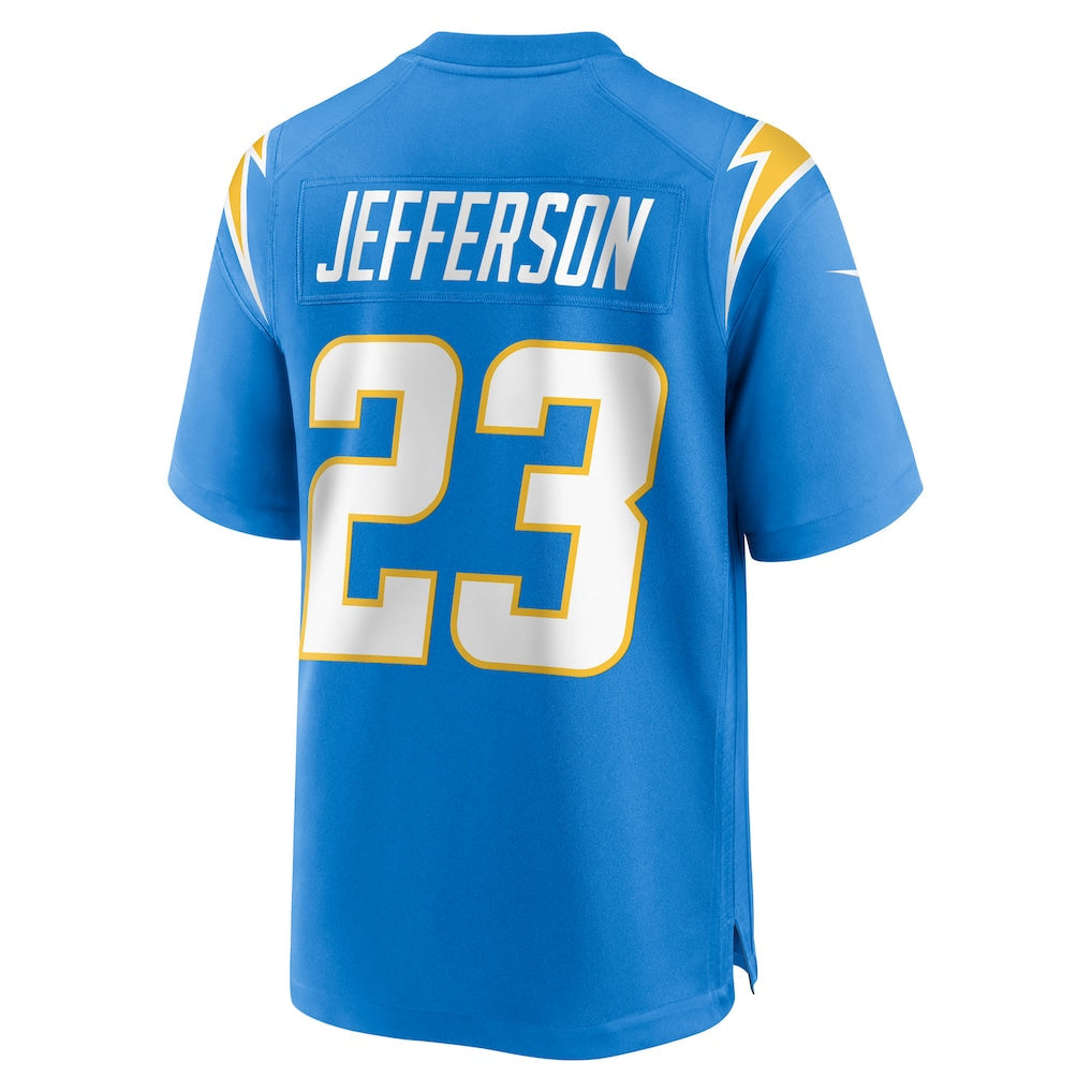 Punc LA.Chargers #23 Tony Jefferson Powder Blue Team Game Jersey