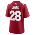 Punc A.Cardinals #28 Elijah Jones Cardinal Team Game Jersey