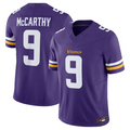 Punc #9 J.J. McCarthy Player MN.Vikings Purple Vapor F.U.S.E. Limited Stitched Jerseys