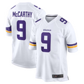 Punc #9 J.J. McCarthy Player MN.Vikings White Game Stitched Jerseys