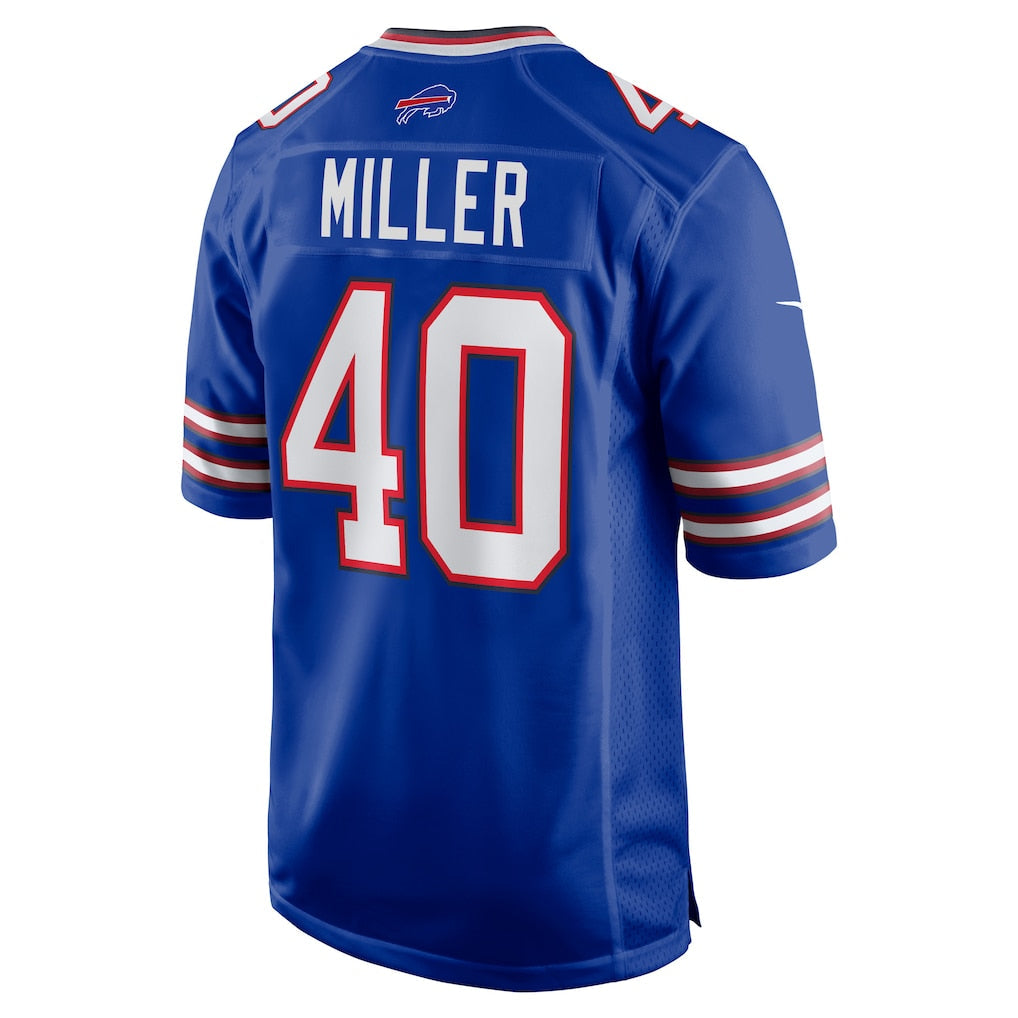 Punc B.Bills #40 Von Miller Royal Game Jersey