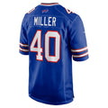 Punc B.Bills #40 Von Miller Royal Game Jersey