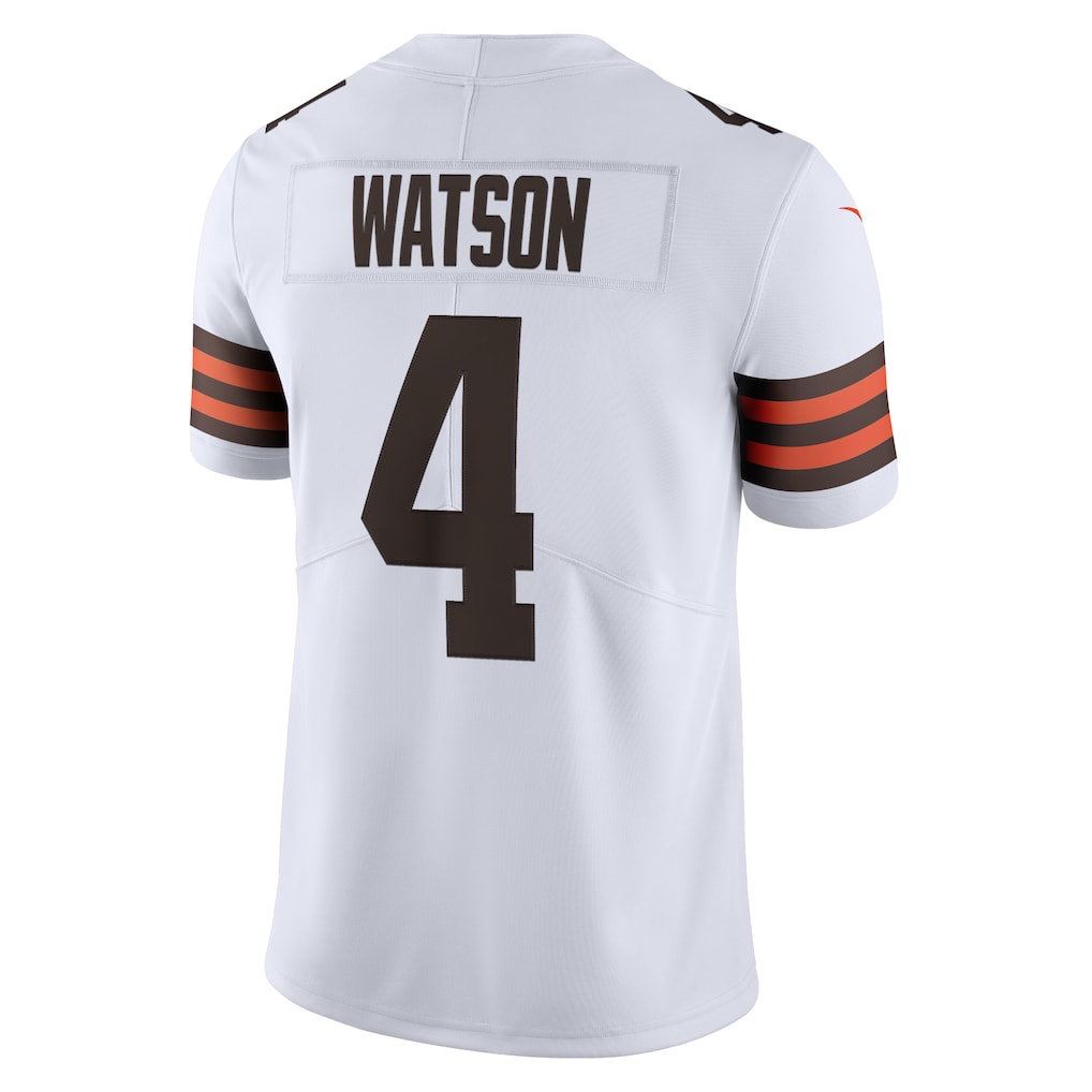 Punc C.Browns #4 Deshaun Watson White 2020 Vapor Limited Jersey