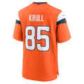 Punc D.Broncos #85 Lucas Krull Orange Team Game Jersey