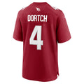 Punc A.Cardinals #4 Greg Dortch Cardinal Team Game Jersey