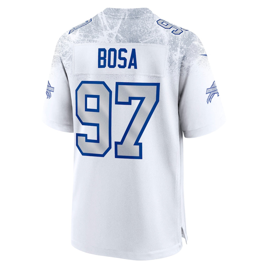Punc B.Bills #97 Joey Bosa White 2025 Rivalries Collection Game Jersey