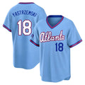 Punc A.Braves #18 Mike Yastrzemski player Blue Limited Powder 2026 City Connect Stadium Stitched Jerseys